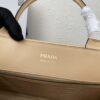 Prada Large leather Prada Symbole bag with topstitching