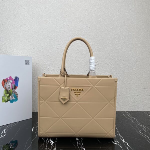 Prada Medium leather Prada Symbole bag with topstitching