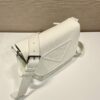Leather bag with shoulder strap