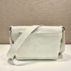 Leather bag with shoulder strap