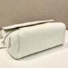 Leather bag with shoulder strap