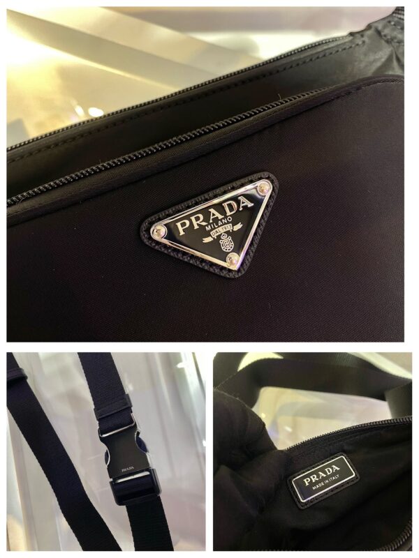 Prada Re-Nylon and Saffiano leather shoulder bag