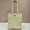 Prada Small antique nappa leather tote