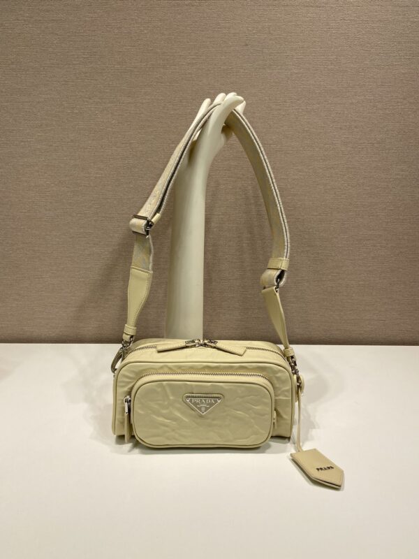 Prada Nappa antique leather multi-pocket shoulder bag
