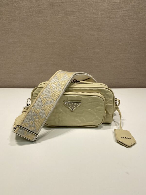 Prada Nappa antique leather multi-pocket shoulder bag