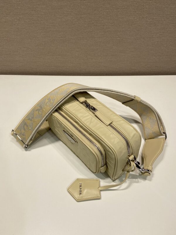 Prada Nappa antique leather multi-pocket shoulder bag