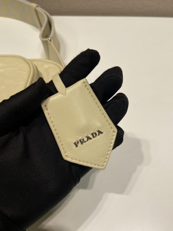 Prada Nappa antique leather multi-pocket shoulder bag