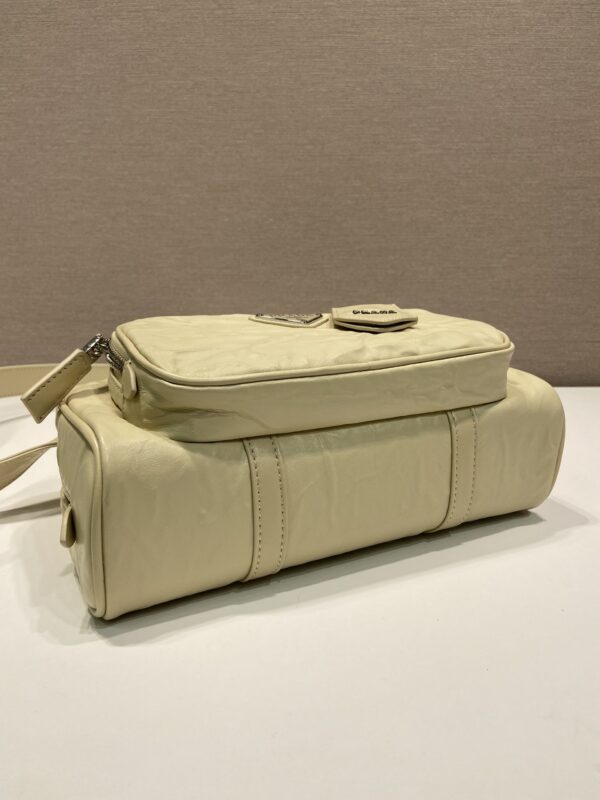 Prada Antique nappa leather multi-pocket top-handle bag