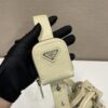 Prada Antique nappa leather multi-pocket top-handle bag