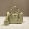 Prada antique nappa leather top handle bag