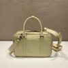 Prada antique nappa leather top handle bag
