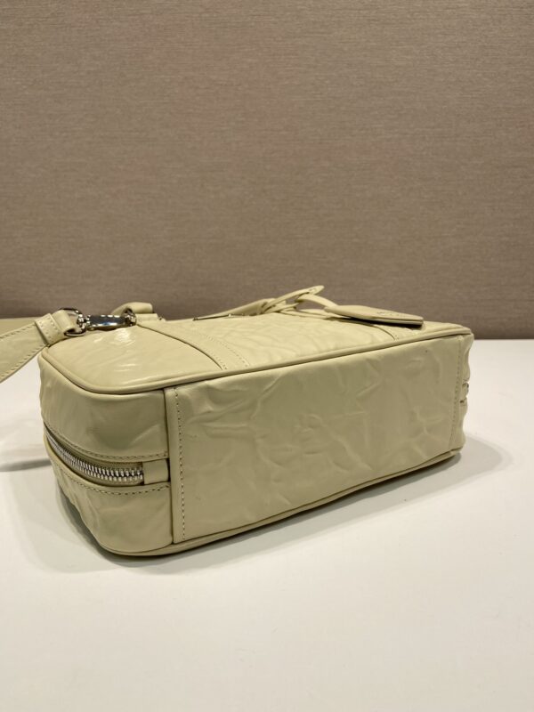 Prada antique nappa leather top handle bag