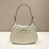 Prada Fabric and leather shoulder bag