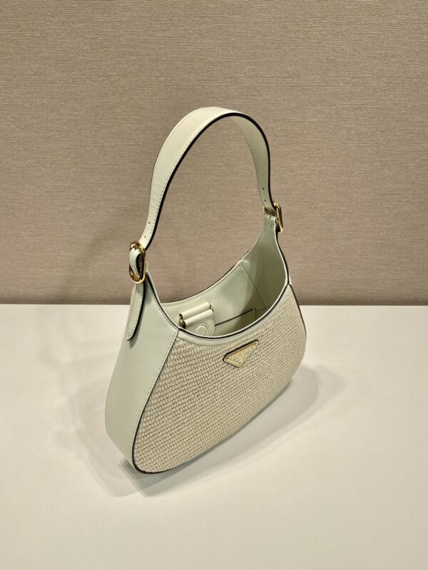 Prada Fabric and leather shoulder bag