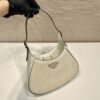 Prada Fabric and leather shoulder bag