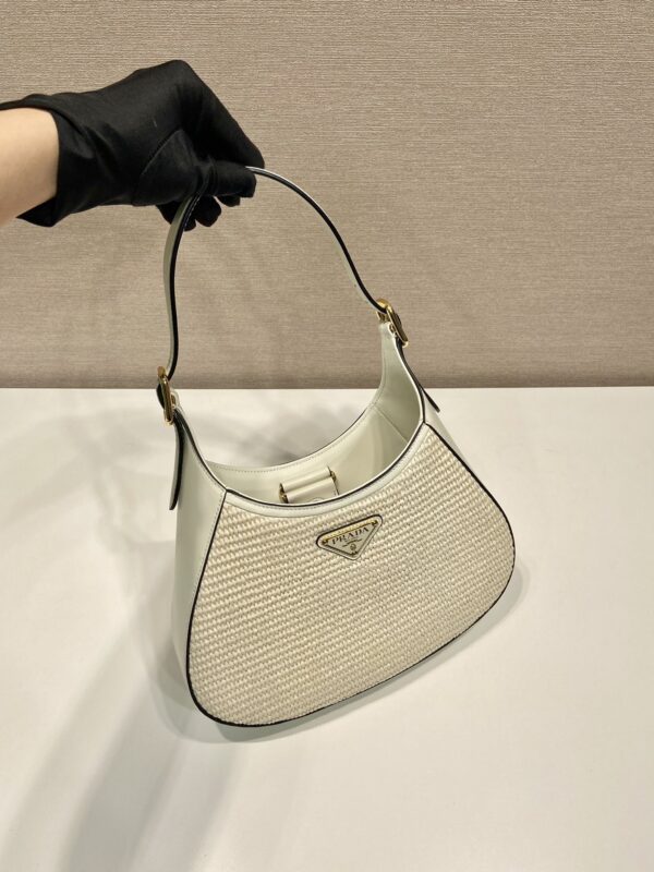 Prada Fabric and leather shoulder bag