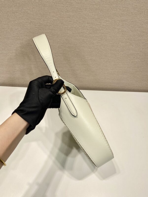 Prada Fabric and leather shoulder bag