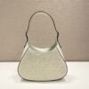 Prada Fabric and leather shoulder bag