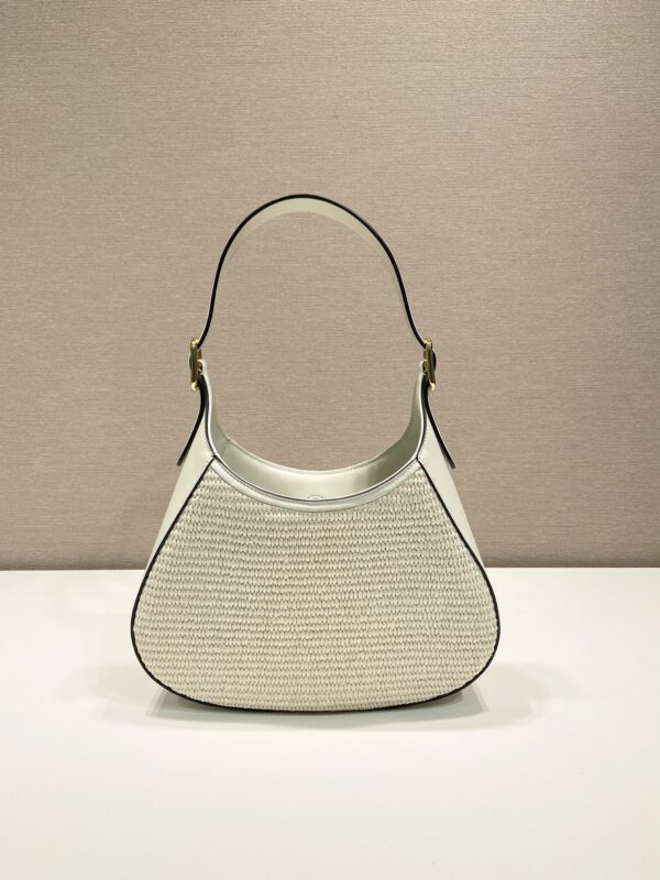 Prada Fabric and leather shoulder bag