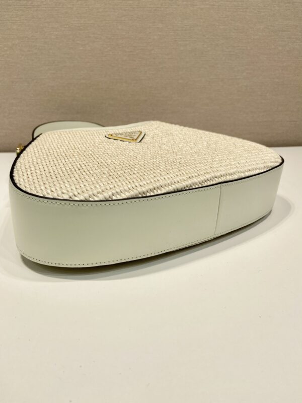 Prada Fabric and leather shoulder bag