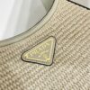 Prada Fabric and leather shoulder bag