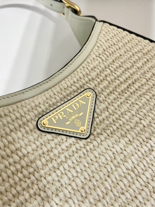 Prada Fabric and leather shoulder bag
