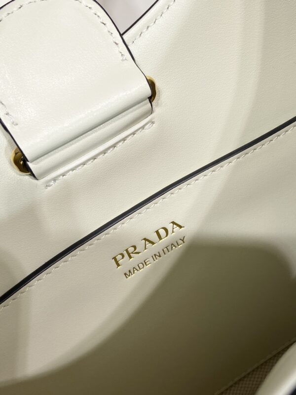 Prada Fabric and leather shoulder bag