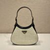 Prada Fabric and leather shoulder bag