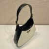 Prada Fabric and leather shoulder bag