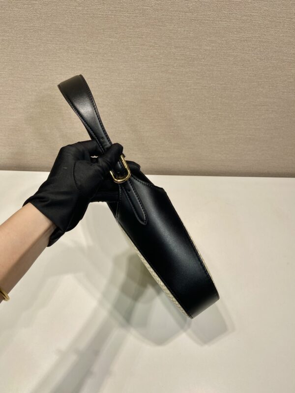 Prada Fabric and leather shoulder bag