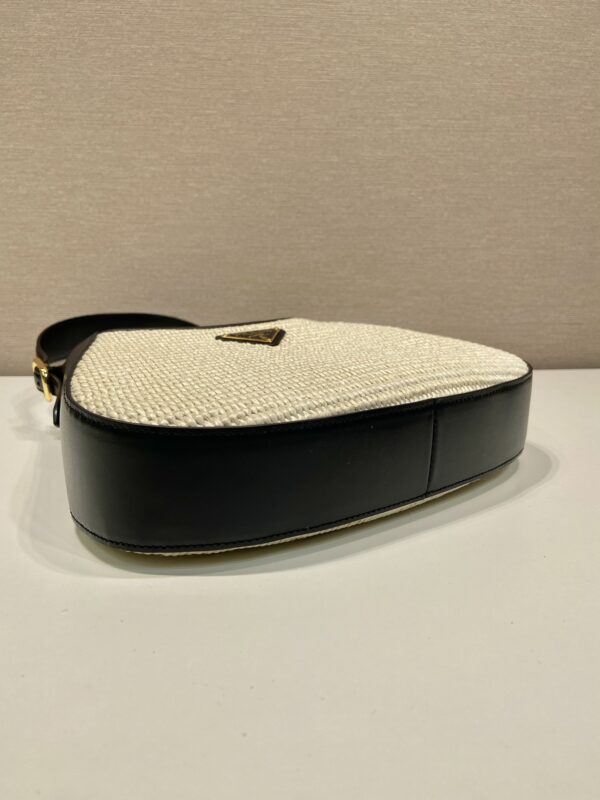 Prada Fabric and leather shoulder bag