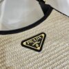 Prada Fabric and leather shoulder bag