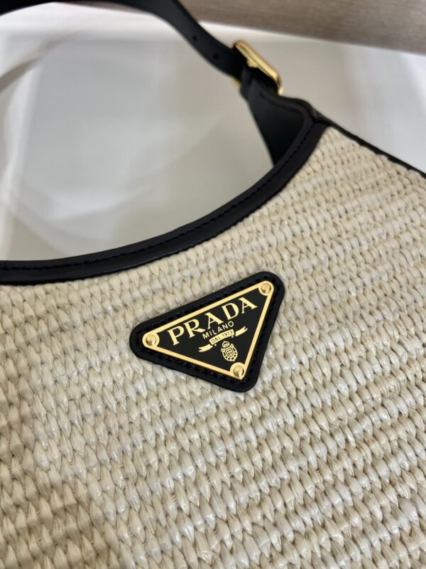 Prada Fabric and leather shoulder bag