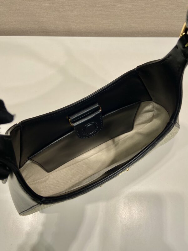 Prada Fabric and leather shoulder bag