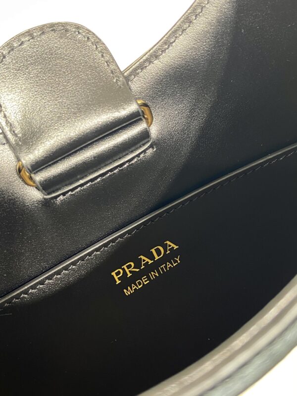 Prada Fabric and leather shoulder bag