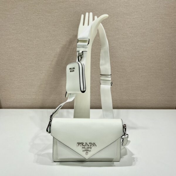 Prada Saffiano leather mini envelope bag