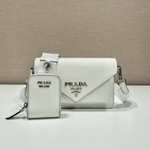 Prada Saffiano leather mini envelope bag