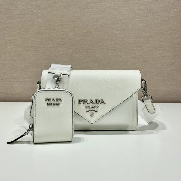 Prada Saffiano leather mini envelope bag