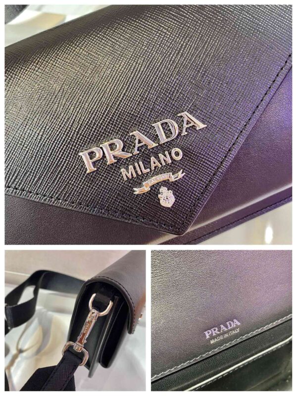 Prada Saffiano leather mini envelope bag