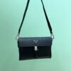 Prada Re-Nylon and leather shoulder bag