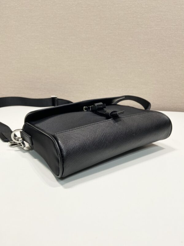 Prada Re-Nylon and leather shoulder bag