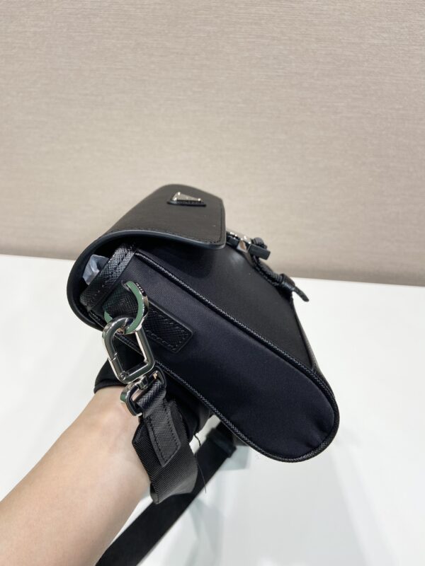Prada Re-Nylon and leather shoulder bag