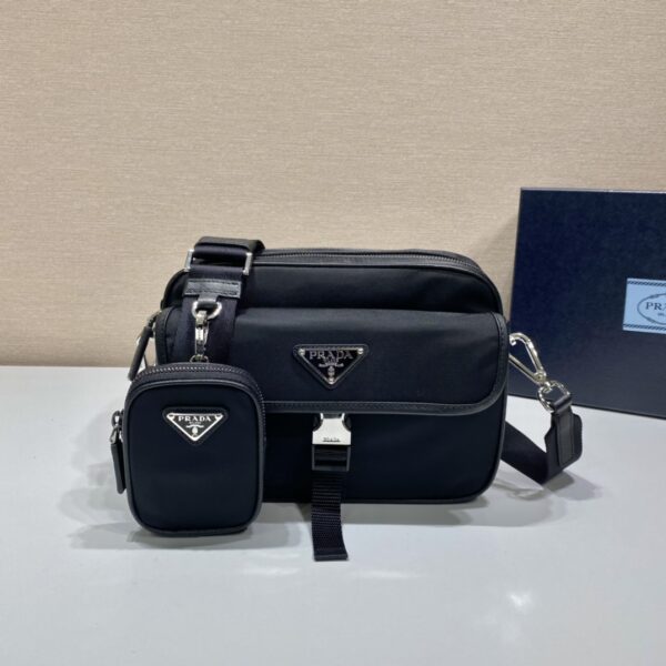 Prada Re-Nylon and Saffiano leather shoulder bag
