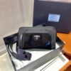 Prada Re-Nylon and leather shoulder bag