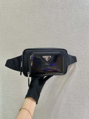 Prada Re-Nylon and Saffiano leather belt bag