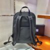 Prada Black Re-nylon And Leather Backpack