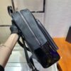 Prada Black Re-nylon And Leather Backpack