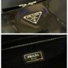 Prada Black Re-nylon And Leather Backpack