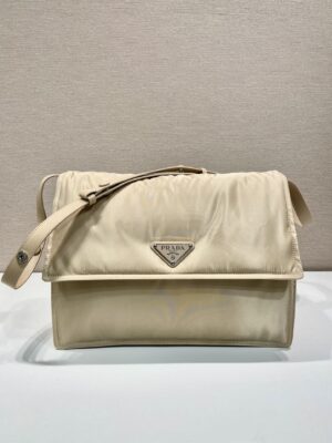 Prada Black Re-nylon Large Padded Shoulder Bag