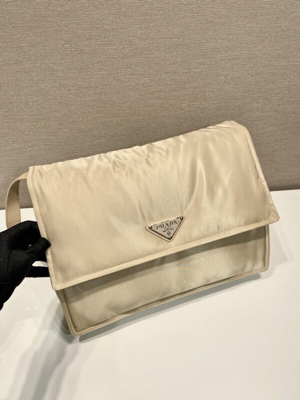 Prada Black Re-nylon Large Padded Shoulder Bag